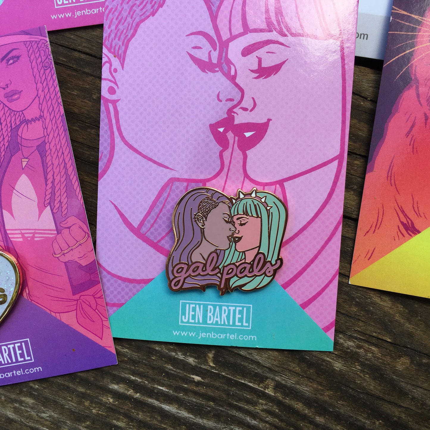 Gal Pals pin