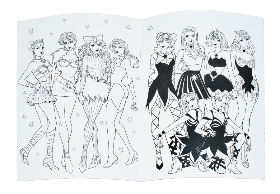 In The Name Of The Moon Coloring Book