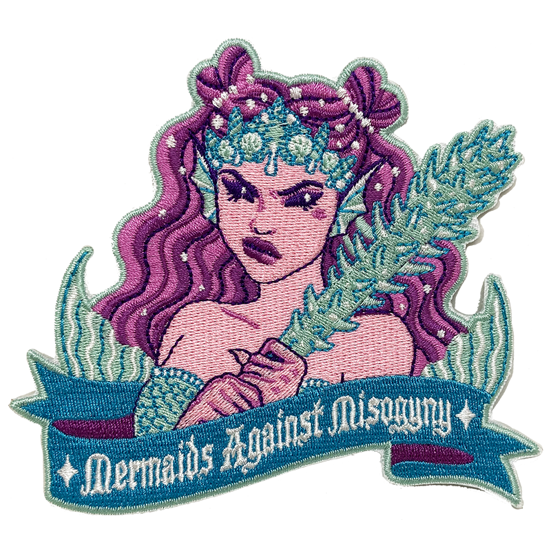 Mermaids Against Misogyny Patch