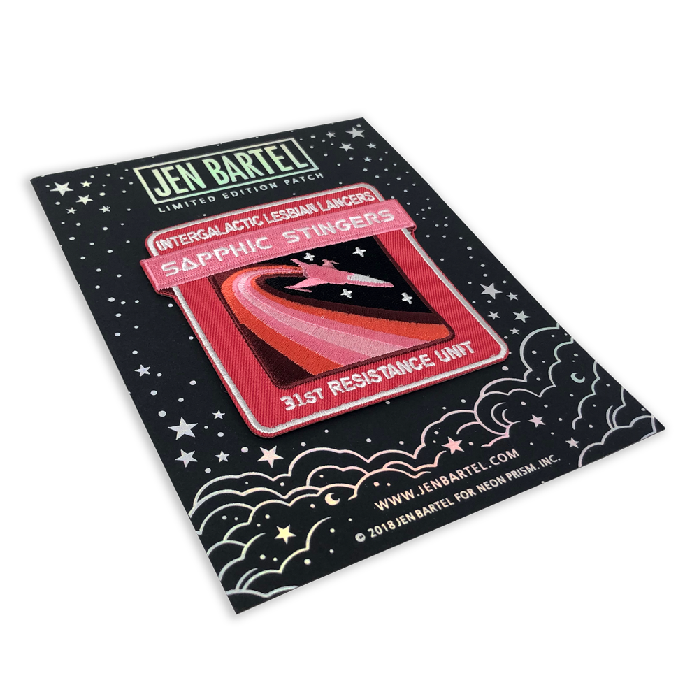 Sapphic Stingers Patch