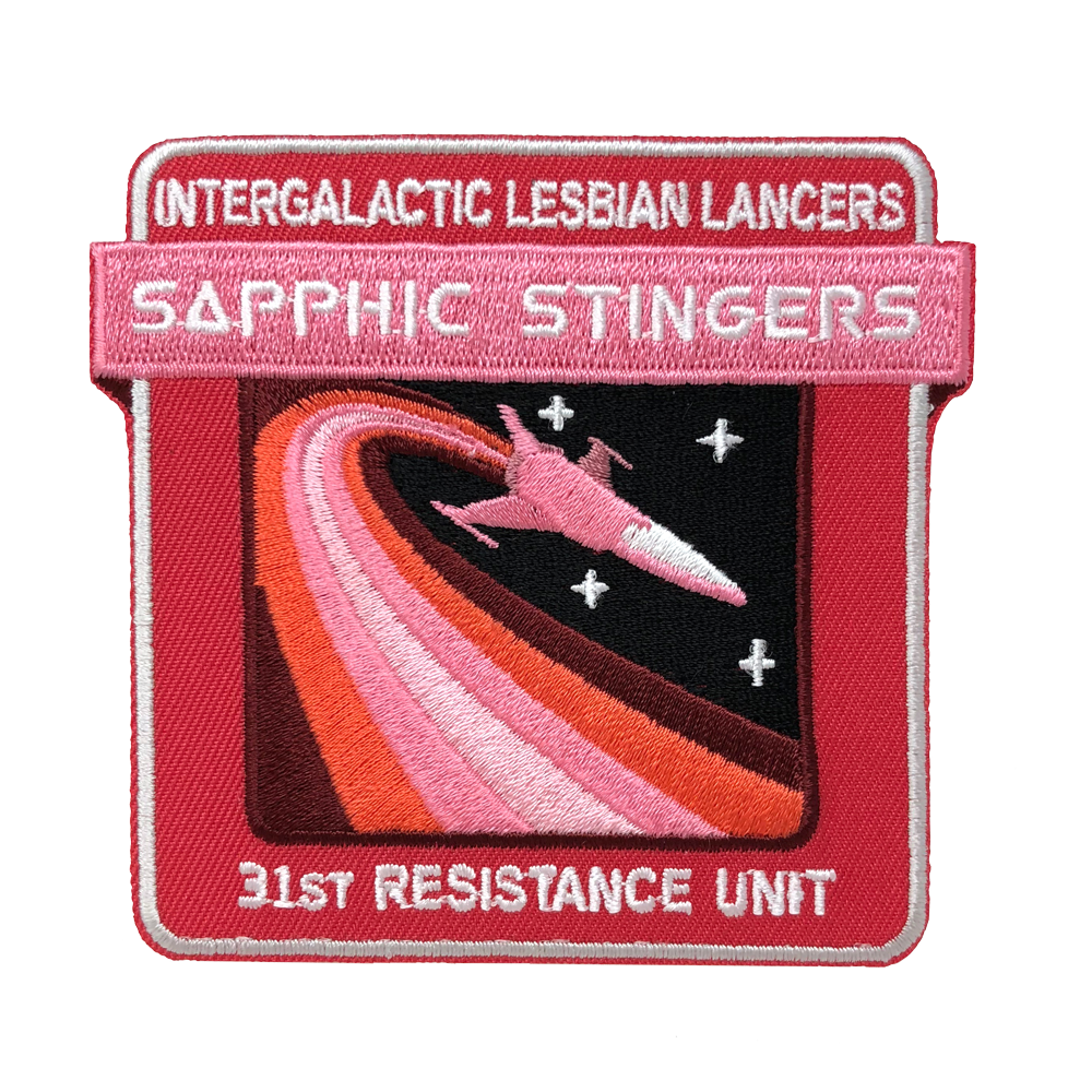 Sapphic Stingers Patch