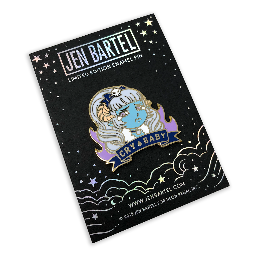 Demon Girl Pom Pin