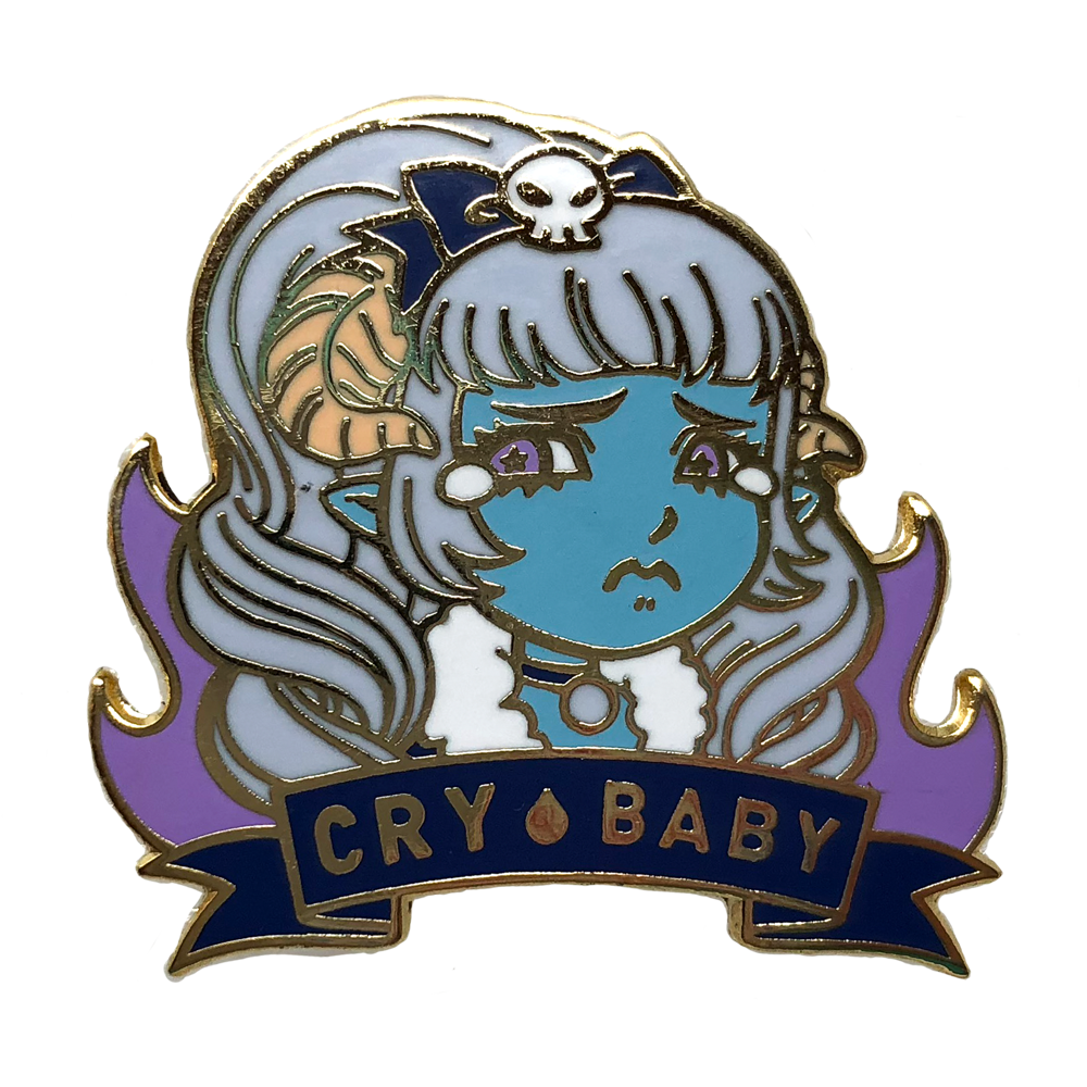 Demon Girl Pom Pin