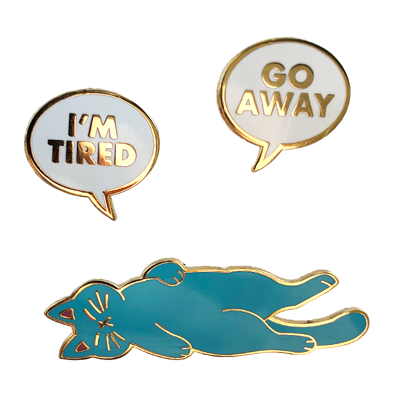 Nap Cat Pin Set