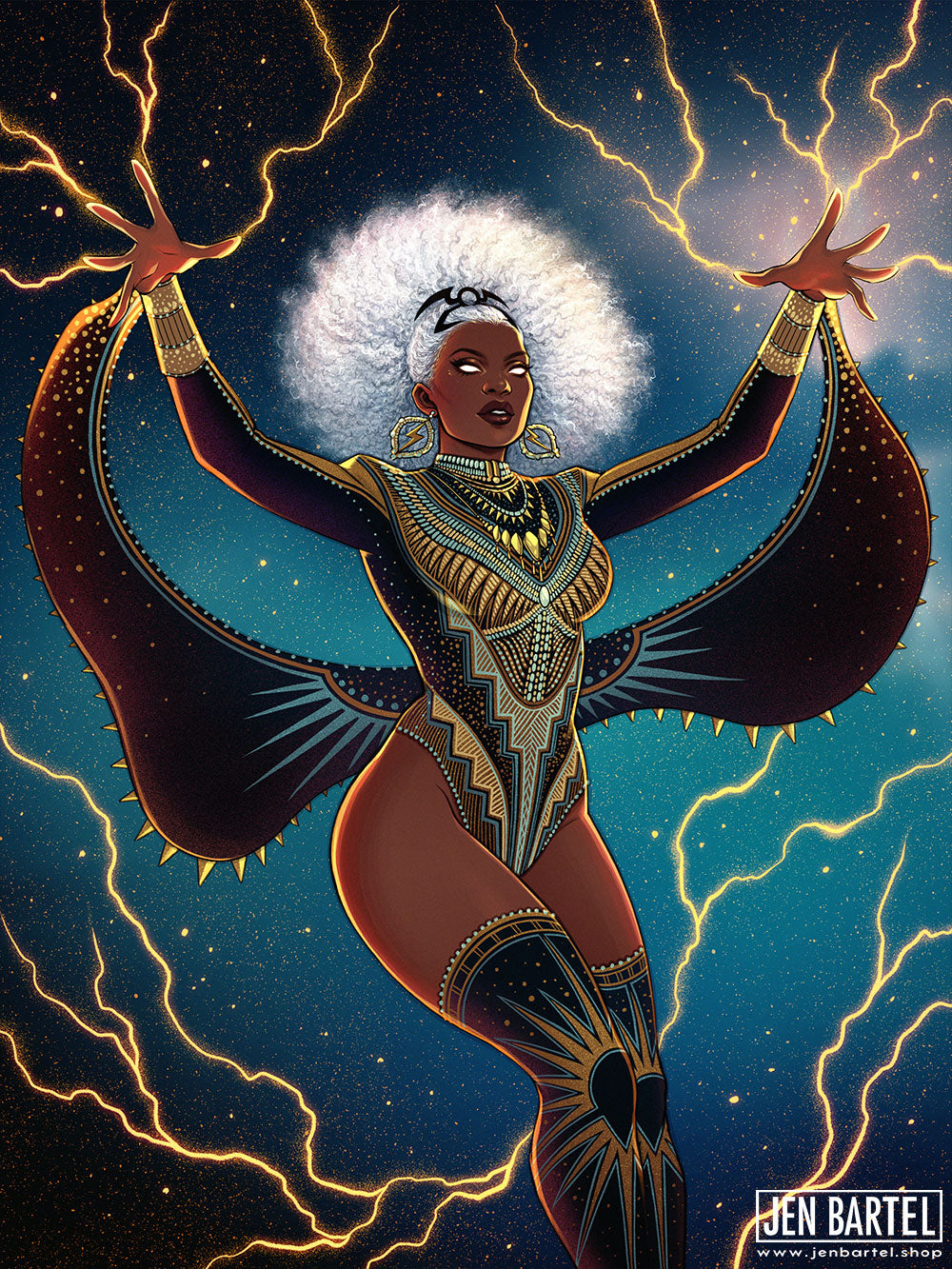Goddess Storm Print