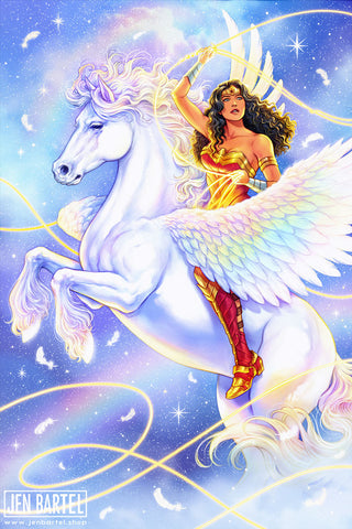 Wonder Woman Pegasus Print