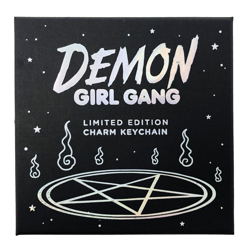 Jin Demon Girl Gang Keychain
