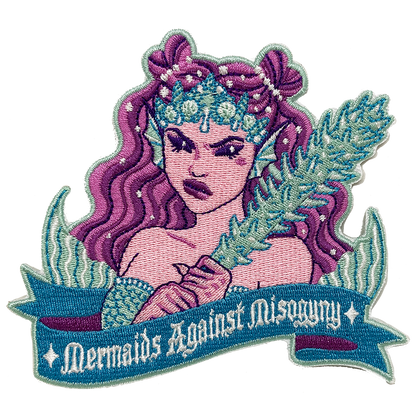 Mermaids Against Misogyny Patch