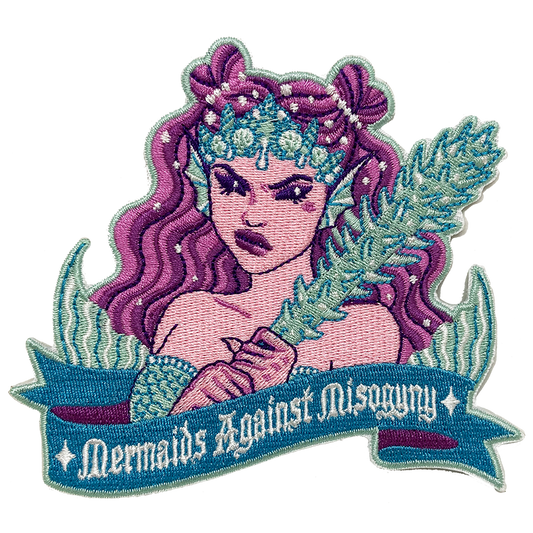 Mermaids Against Misogyny Patch