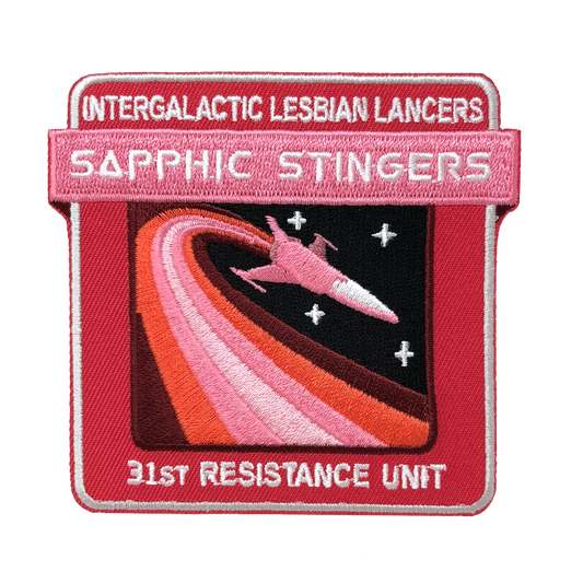 Sapphic Stingers Patch
