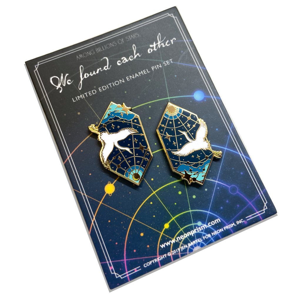Found Each Other Pin Set