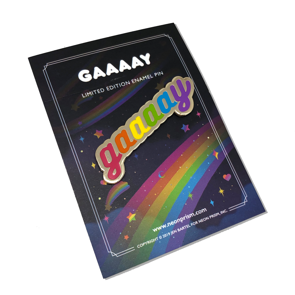 Gaaaay Gaaaaay Pin – Jen Bartel