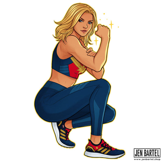 Captain Marvel Athleisure Print