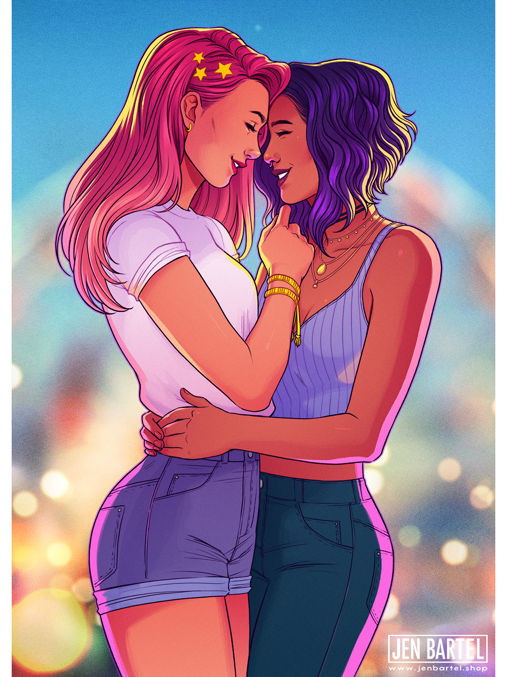 Young in Love Print Set