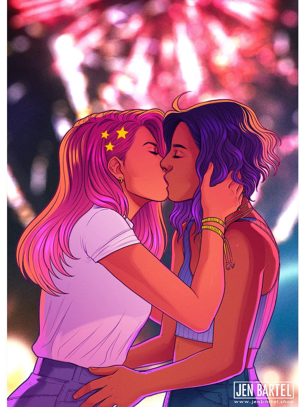 Young in Love Print Set